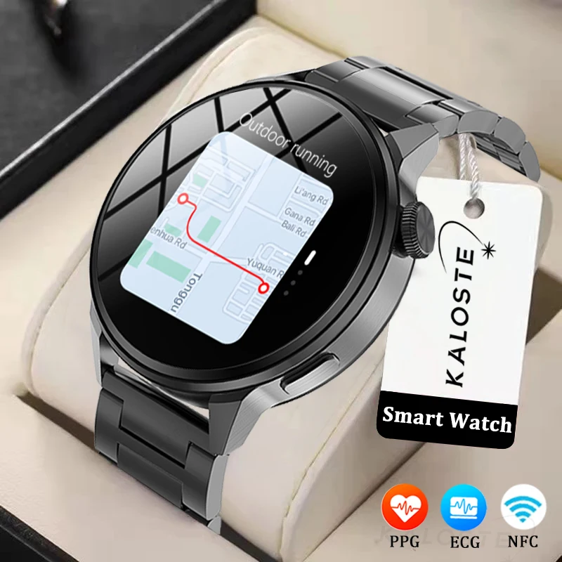 2022 Új NFC Smart Óra Férfi Bluetooth Hívás Sport GPS Track Óra Női pulzusmérő EKG Smartwatch A Huawei Xiaomi Apple Telefon