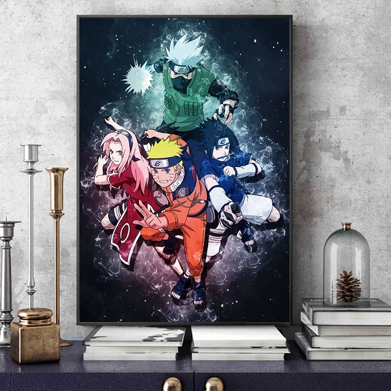 Bandai Naruto Akvarell Sasuke-Itachi Wall Art Teljes Négyzet/Kör Gyakorlat 5D DIY Gyémánt Festmény 5D lakberendezés Poszter Nyomatok