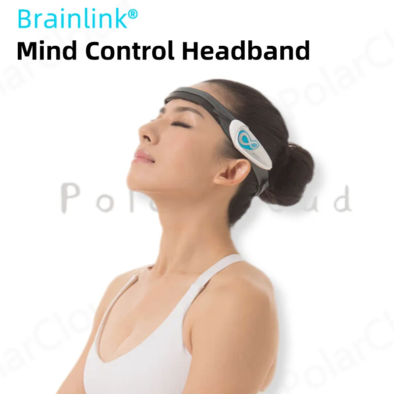 Brainlink Lite agykontroll Fejpánt EEG Érzékelő Elektróda Agyhullám Visszajelzés Hordozható Eszközök Meditáció Képzés SDK